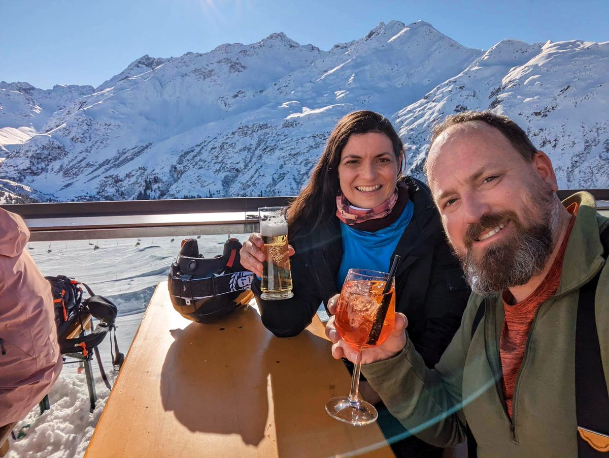 Amazing week in St Anton, Austria!  Skiing for the first time in about 30years!! 
#OrganDonation