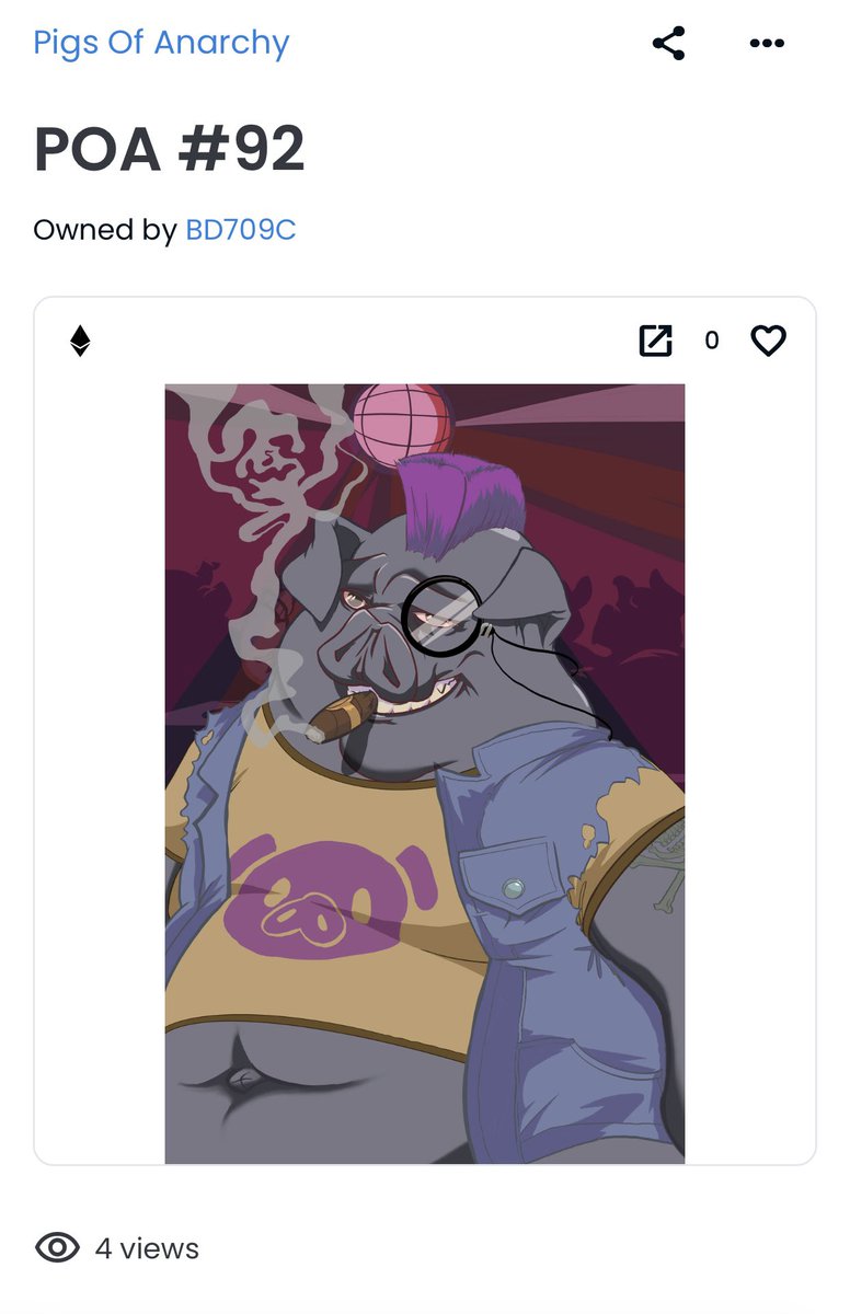PigsOfAnarchy's tweet photo. 🏆🏆WE HAVE A WINNER!!🏆🏆

1 ETH WINNER IS #92

ETH HAS BEEN SENT:

https://t.co/SqjZ3zultO https://t.co/aDJaYaaRLI
