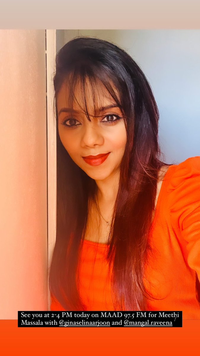 AshwiniSarran's tweet photo. #maad975 #radiohost #meethimassala #ashwinisarran #virtualradio https://t.co/QXavlGXA7k
