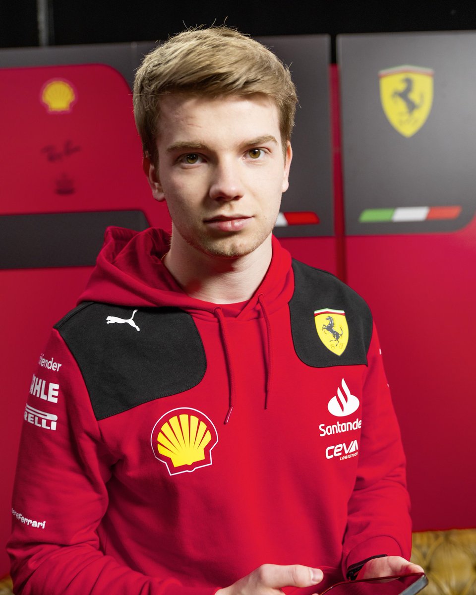 PUMA's tweet photo. Rober Shwartzman, season ready? 🤝 @ScuderiaFerrari https://t.co/hqu7LBuSxE