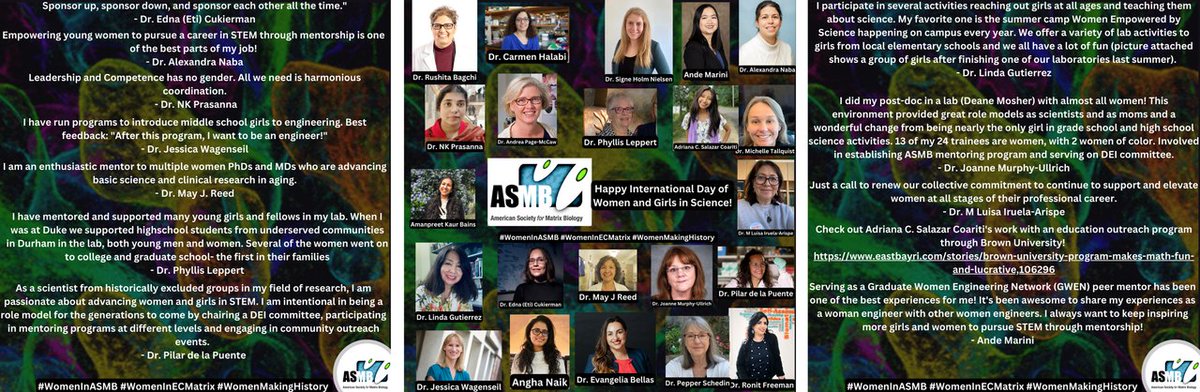 rush6782's tweet photo. What an honor to share the space with such incredible #WomenInASMB on International Women and Girls in Science Day 2023! Thank you @amsocmatbio! @uamshealth #WomenInSTEM #WomenInECMatrix #WomenMakingHistory https://t.co/LGsrzNwCzl