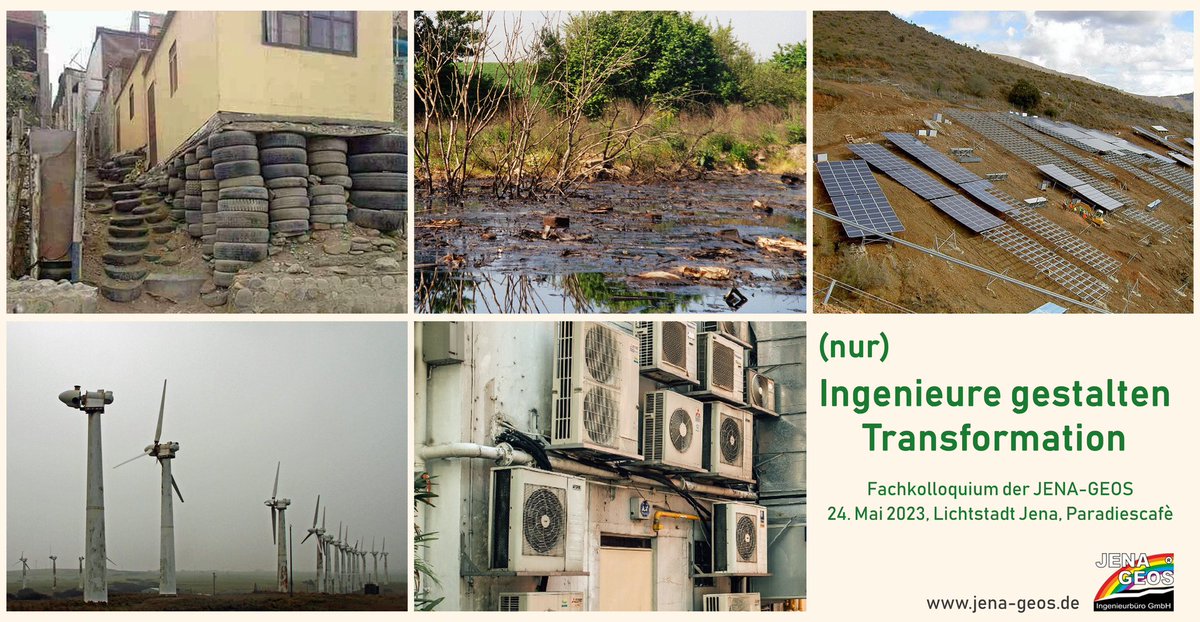 Safe the Date: 17.#Fachkolloquium der <a href="/JenaGeos/">JenaGeos</a> : Ingenieure gestalten die Transformation. Themen aus Energiewende, Klimawandel, Umweltplanung @ThEEN_eV @TMIL_Thueringen @tmwwdg <a href="/TEAG_info/">TEAG Thüringer Energie AG</a> <a href="/JenaerTweets/">Jenaer Tweets</a> <a href="/ThEGA_news/">Landesenergieagentur ThEGA</a> <a href="/tmuen/">thomas muenker</a> <a href="/jenalichtstadt/">jenalichtstadt</a>  bit.ly/3YANkBo