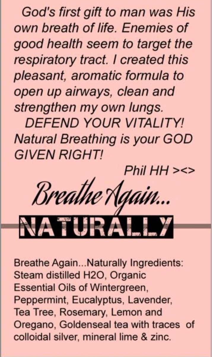 breather70's tweet image. What is #BreatheAgainX4 ?

Pour full strength into a compressor #nebulizer