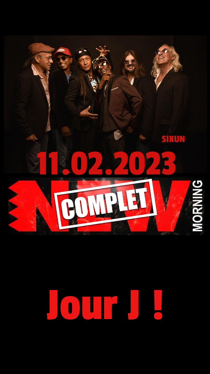 Direction <a href="/newmorning/">New Morning Paris</a> ce soir, pour le retour de #Sixun