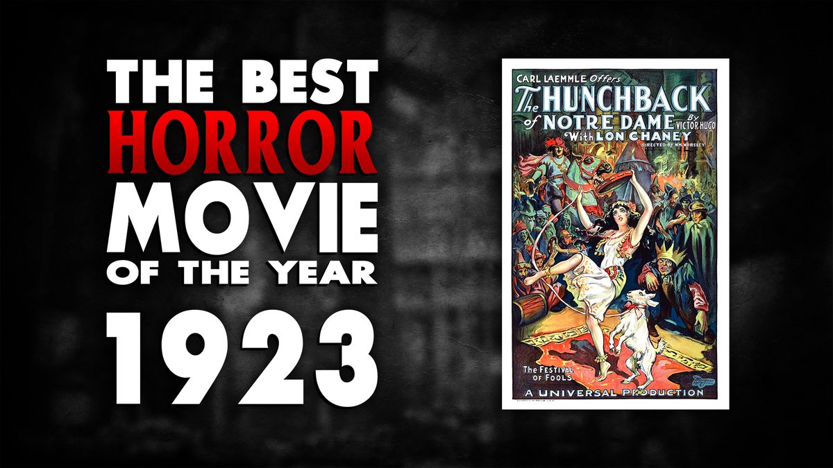 drudru1986's tweet photo. It's time for the best horror movie of 1923 - The Hunchback of Notre Dame!

https://t.co/DfGS5RXBHd https://t.co/5vxcuFfHXs