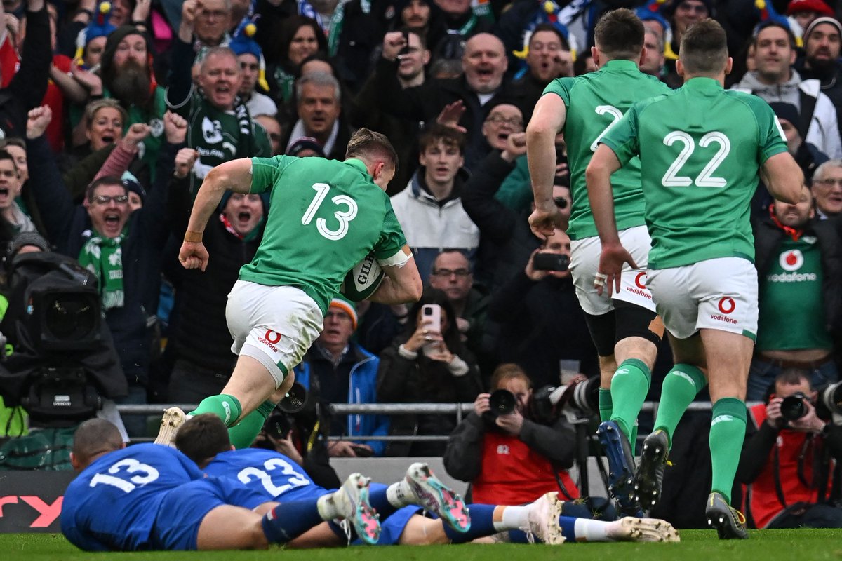 A clash for the ages...

How good was this match? ☘️🇫🇷

#IREvFRA