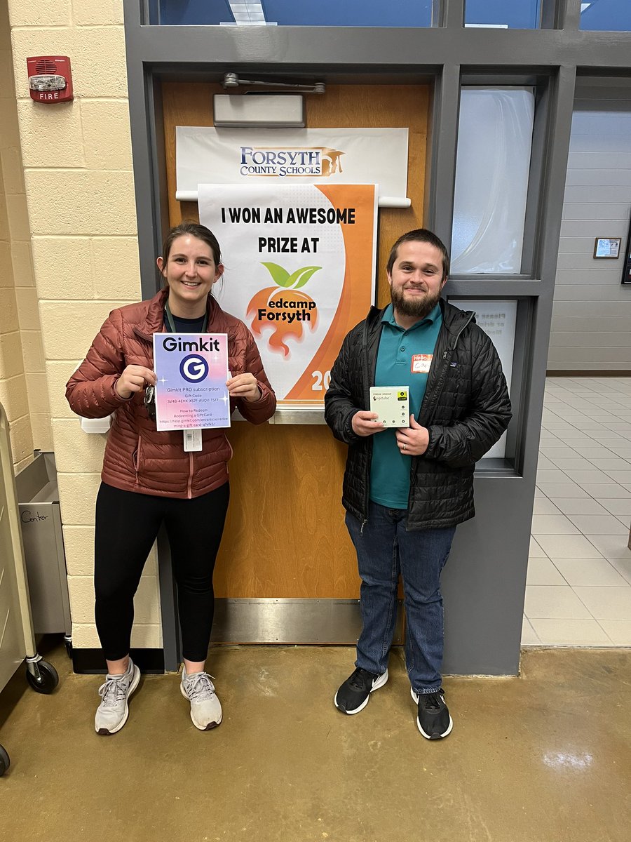 <a href="/PGMSGrizzlies/">Piney Grove Middle</a> win BIG at <a href="/EdCamp_Forsyth/">EdCampForsyth</a> 🤩