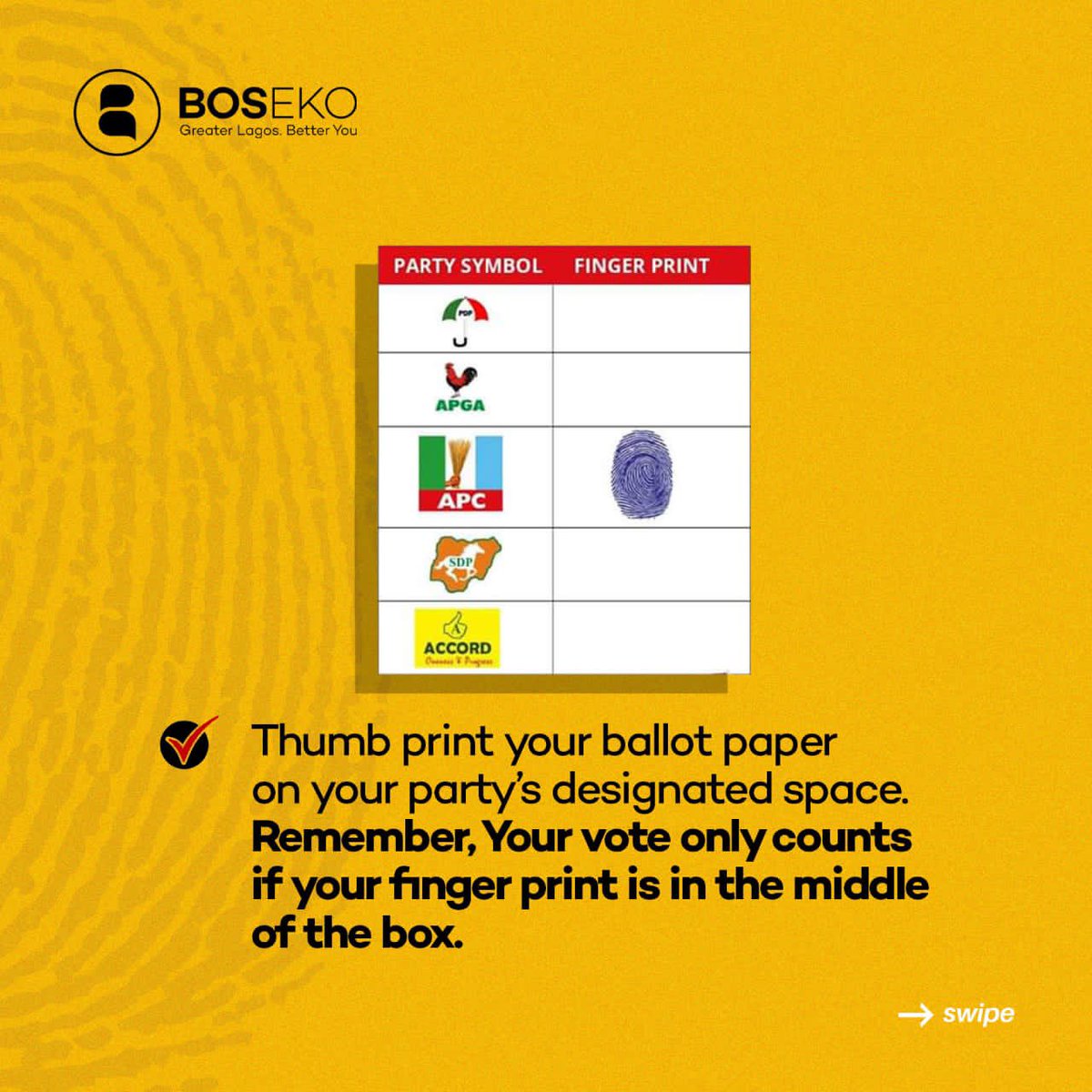 0CCE_LASG's tweet photo. Here's how to cast your vote the right way. Follow these steps to ensure your votes count.
#BOSEKO #GreaterLagosBetterYou
#Tiwantiwaleko https://t.co/915B3U1Aey