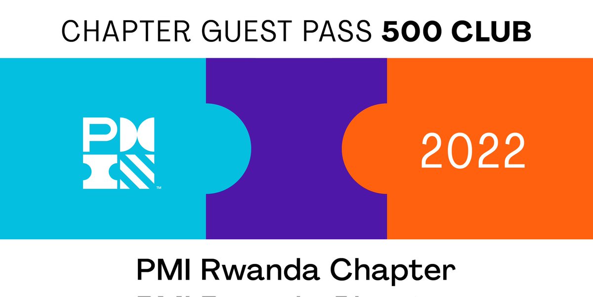 Thanks to our new members who made us achieve 500club badge. Welcome to the Chapter. Good things happen when you get involved with PMI Rwanda.