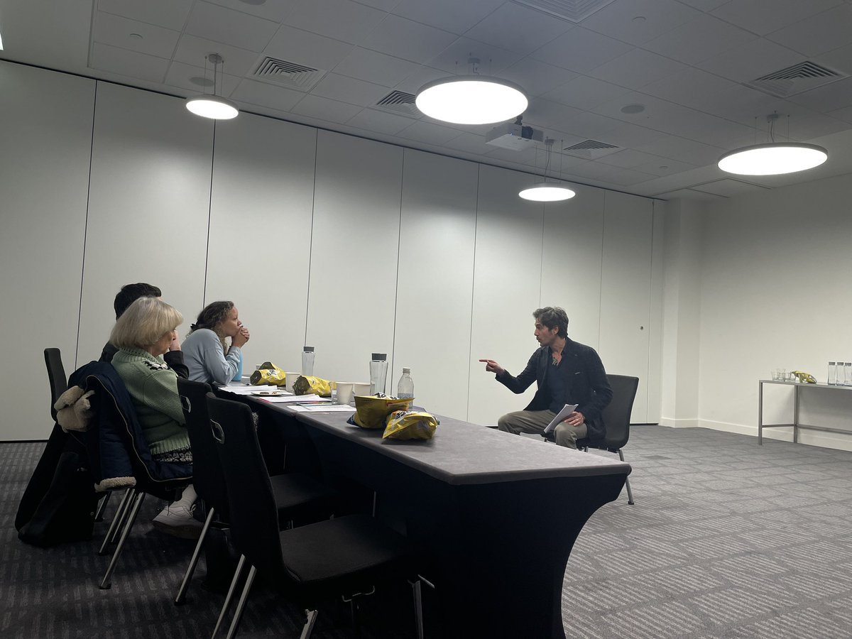 ActorsProExpo's tweet photo. As part of todays #actorsproexpo we are working @TrussellTrust where actors can perform to a panel of industry professionals and donate to their charity. Here is @yurjb showing us how’s it done https://t.co/h5xAlLH0mT