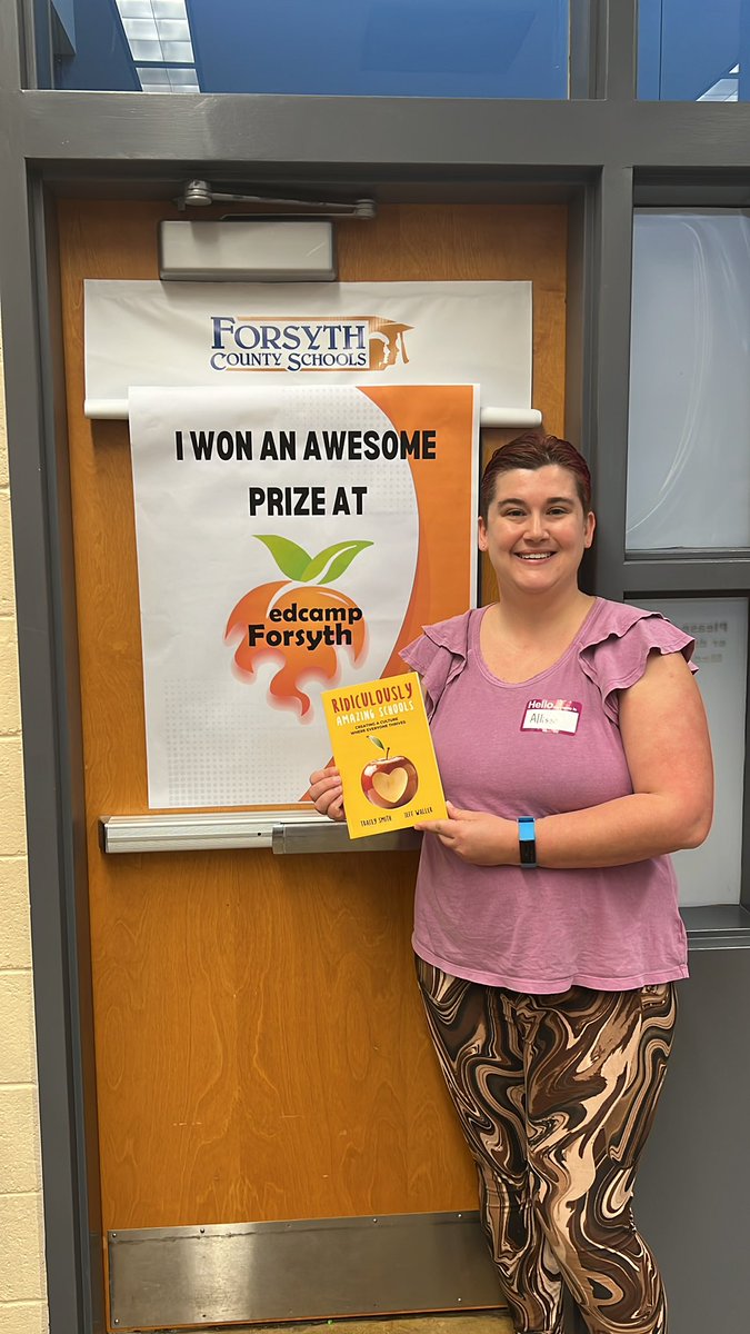 Winner!! #edcampforsyth