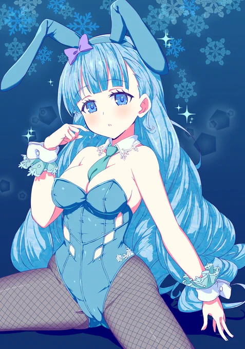 氷属性バニーちゃん #オリジナル  