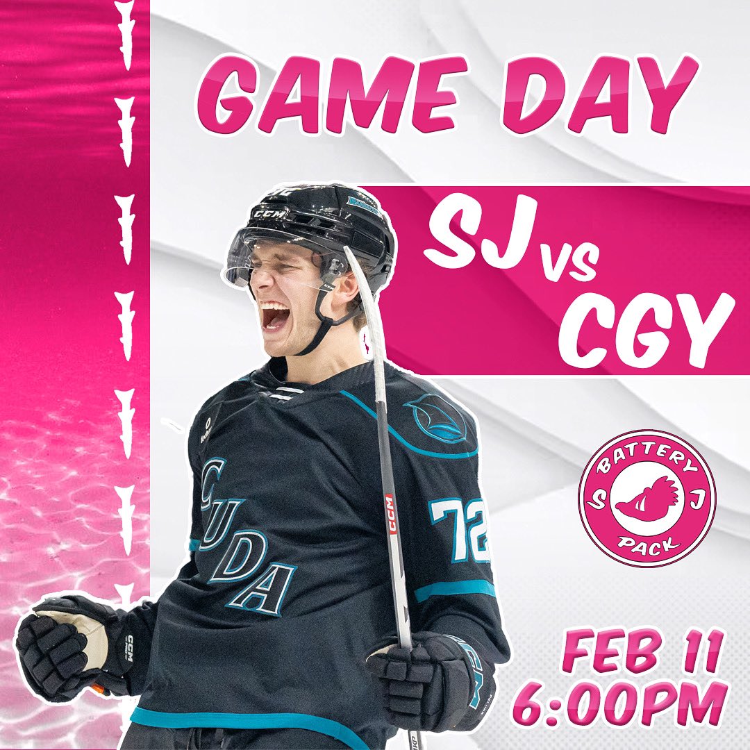 Happy game day! Don’t forget to wear your pink tonight! Thanks to those who purchased a shirt over $200 was donated to the Asian American Cancer Network as part of the #PackGivesBack #SJBatteryPack #BackThePack #SJBarracuda #CudaCountry  #OneReef #DefendTheReef