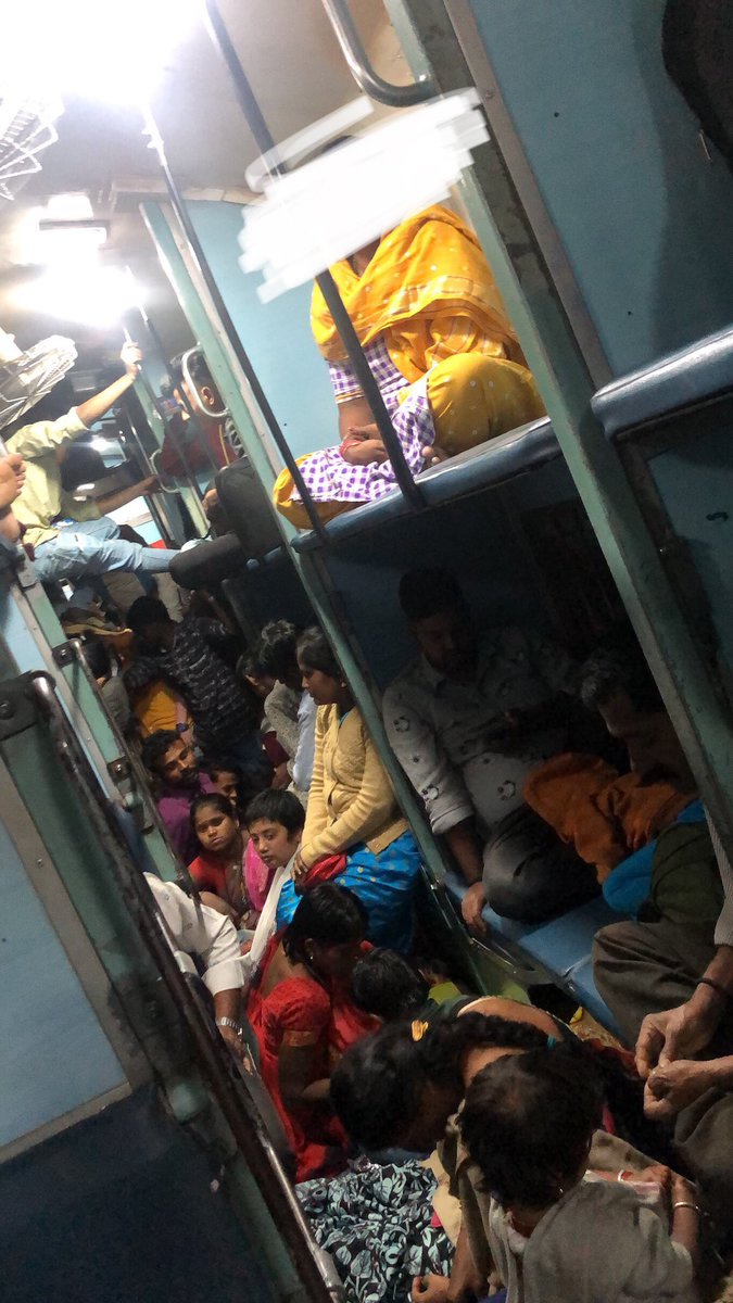 Shaikh_amaan7's tweet photo. Hello @indianrailway__ @RailMinIndia @PMOIndia @IRCTCofficial  #IRCTC #IndianRailways if i need to go like general class then why i booked sleeper class ticket?
There’s no way to go to toilet.
Is this a system??? My train number 11302 Udyan exp from BLR to MUMBAI PNR 4343819028 https://t.co/oTHnDCVNWZ