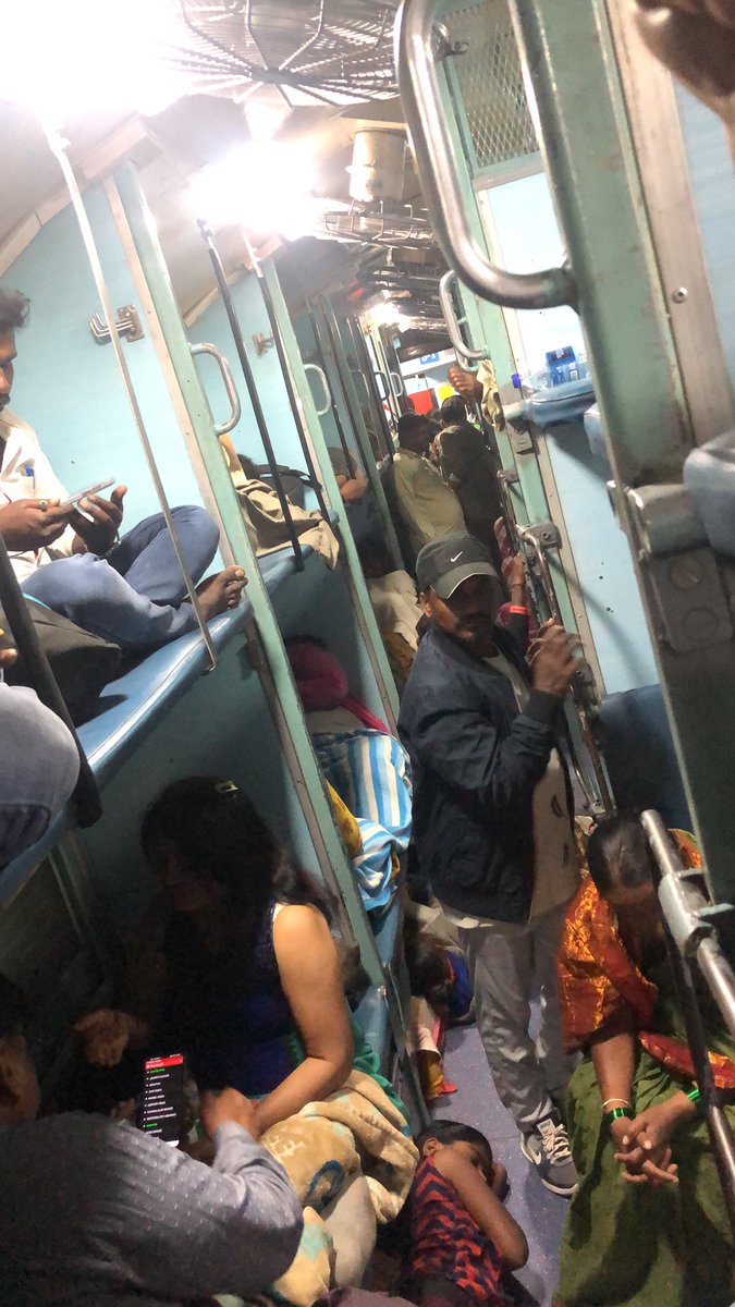 Shaikh_amaan7's tweet photo. Hello @indianrailway__ @RailMinIndia @PMOIndia @IRCTCofficial  #IRCTC #IndianRailways if i need to go like general class then why i booked sleeper class ticket?
There’s no way to go to toilet.
Is this a system??? My train number 11302 Udyan exp from BLR to MUMBAI PNR 4343819028 https://t.co/oTHnDCVNWZ