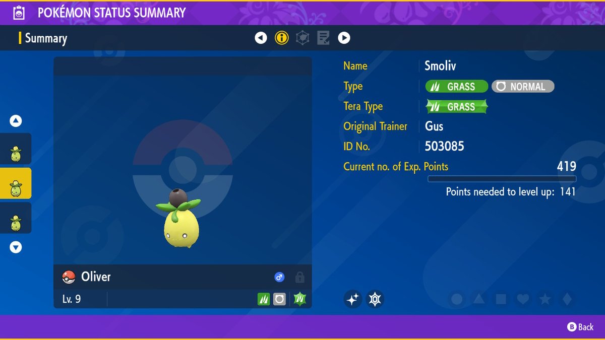 drmango102's tweet photo. I have gotten myself a shiny Smoliv in every Pokeball it is currently available in :D This will be a thread of them all so sorry for any spam in advance. I may or may not also be going for a Dolliv in every ball too. #ShinyPokemon 

Pokeball, Greatball, Ultraball, Premierball https://t.co/K86hT7OmNI