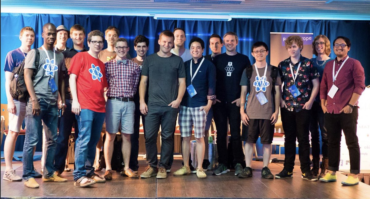 Vjeux's tweet image. The React documentary made @patcito resurface this speaker shot from the first React Europe. So many good memories!