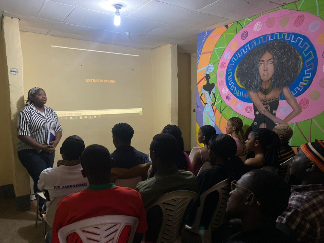 TheeAbtractWit's tweet photo. Was an insightful #Clando conversation few days back at the LALIG space and Draufsicht Bamenda . It was a talk and a call for peace advocacy.
Glad to have played an instrumental role of Impact Producer thanks to the director Young Ndinga ... #film #steps
#clandoImpact https://t.co/qXifdvqOnm