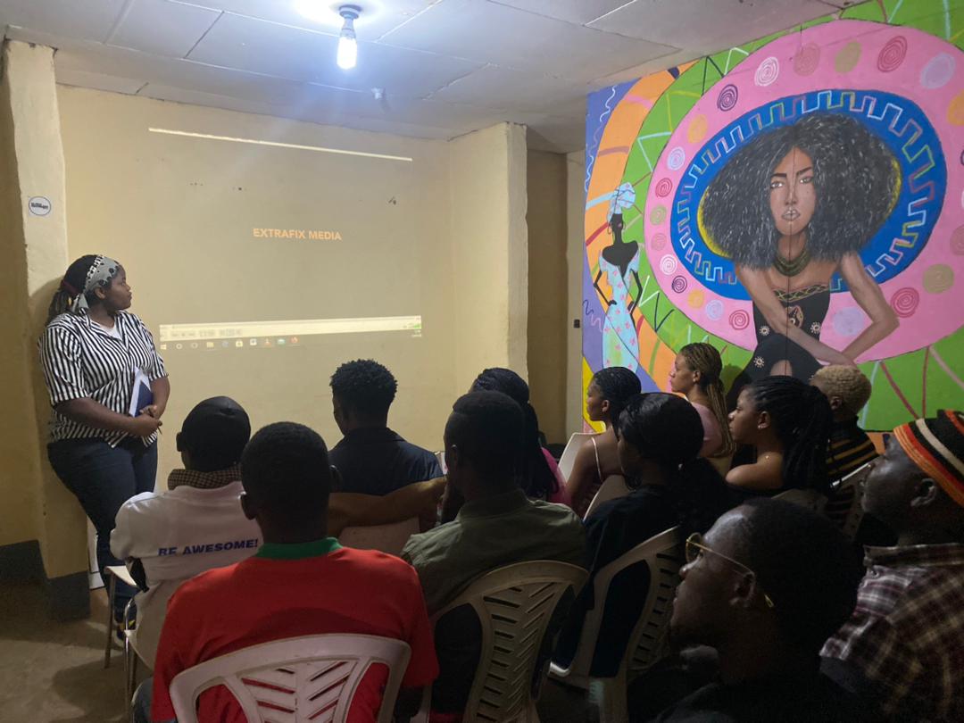 TheeAbtractWit's tweet photo. Was an insightful #Clando conversation few days back at the LALIG space and Draufsicht Bamenda . It was a talk and a call for peace advocacy.
Glad to have played an instrumental role of Impact Producer thanks to the director Young Ndinga ... #film #steps
#clandoImpact https://t.co/qXifdvqOnm