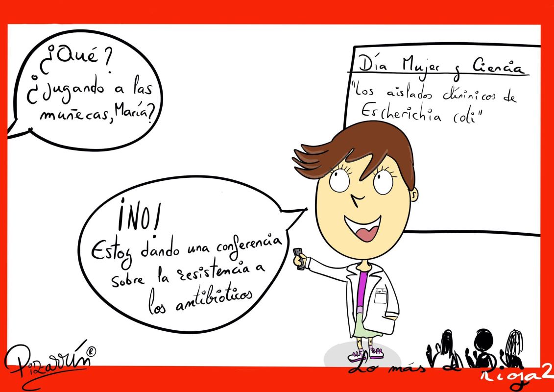 Una pequeña @Miss_Salmonella protagoniza la viñeta de @pizarrines por el Día de la Mujer y la Niña en la Ciencia
rioja2.com/n-151554-2-la-…