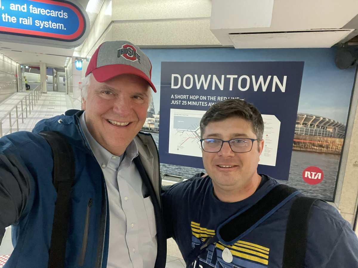 chrisronayne's tweet photo. #TransitWeek all week Saturday to Saturday. Back again - 3 hours from DC Metro using Capital @bikeshare DC Metro to Airport and @GCRTA #RedLine home #IGORTA https://t.co/TwTBKmqLQw