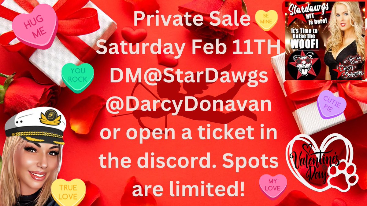 LadyBossNat's tweet image. Join me in about 35 mins! Set your reminder if you haven’t! Today is a big EXCITING day for @StarDawgs 🥳
Come vibe with us before the big space tonight! See you all soon♥️
#FeedYourFocus #Crypto #Queen #LadyBossNat #StarDawgs #Web3 #Film3 #WeAreStarDawgs #LFGrow