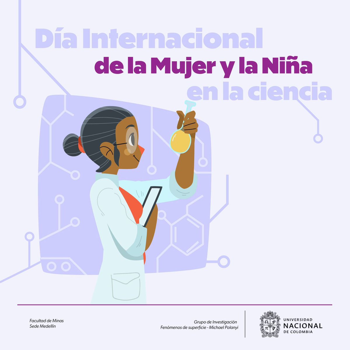 En el #DiaInternacionalDeLaMujerEnLaCiencia rendimos homenaje a todas las increíbles científicas que hacen del mundo un lugar mejor. En especial a nuestras integrantes. 💜👩🏼‍🔬👩🏻‍🔬👩🏽‍🔬👩🏿‍🔬