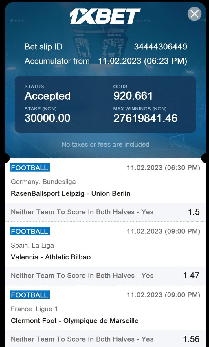 920 odd 1xbet 

Code 89VRB

Register and stake here

👇ng.1x001.com/en/registratio…

Promo code TOXICPUNTER

#TESTEDANDTRUSTED
