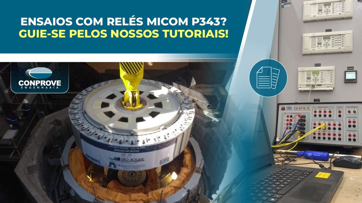 Conprove_eng's tweet photo. Ensaios com relés Micom P343? Guie-se pelos nossos tutoriais!
A CONPROVE tem em seu acervo um total de 15 tutoriais exclusivos para ensaios com o P343: ensaio de 50/51, 27/59, 32, 59N...
Confira o acervo em: https://t.co/91L8tHtKHx
#conprove #MICOM #P343 #Tutoriais https://t.co/wYz2YDAgqT
