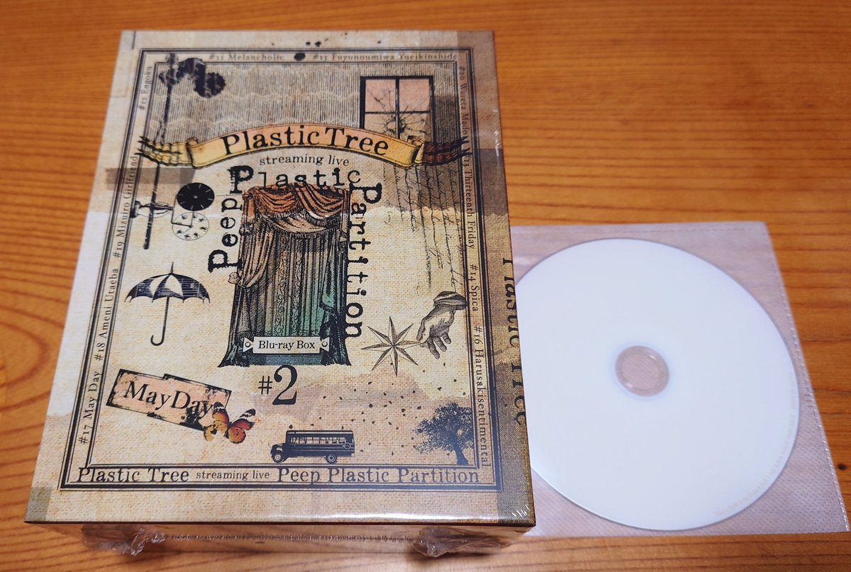 ubunzima_file08's tweet photo. Plastic Tree
Plastic Tree streaming live
「Peep Plastic Partition」
Blu-ray Box #2
ゲッたよ~♪(゚∀゚)
#Plastic_Tree
#Peep_Plastic_Partition https://t.co/smJAxubkiM