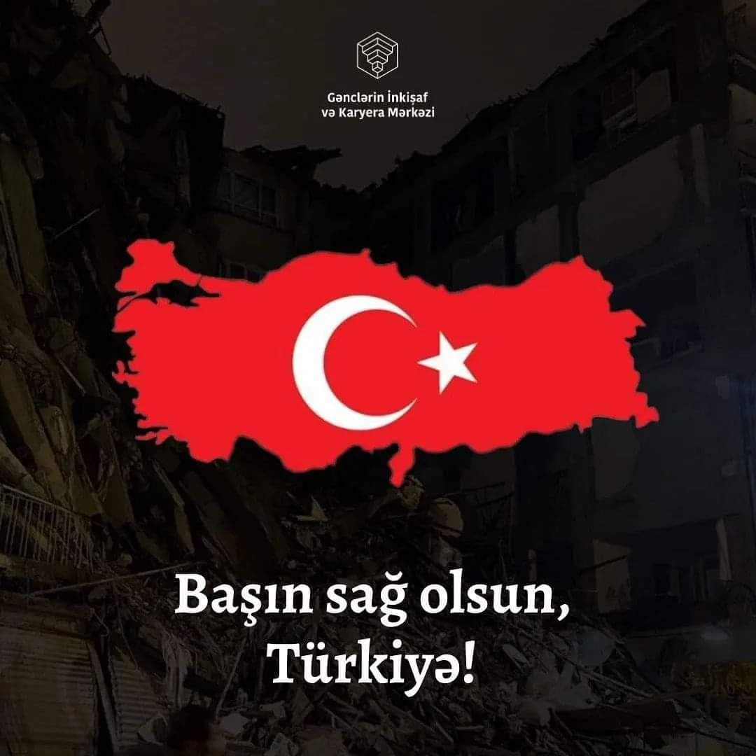 Türkiyədə baş vermiş zəlzələ nəticəsində həlak olanlara Allahdan rəhmət, xəsarət alanlara şəfa diləyirik.

Yanındayıq, #Türkiyə!