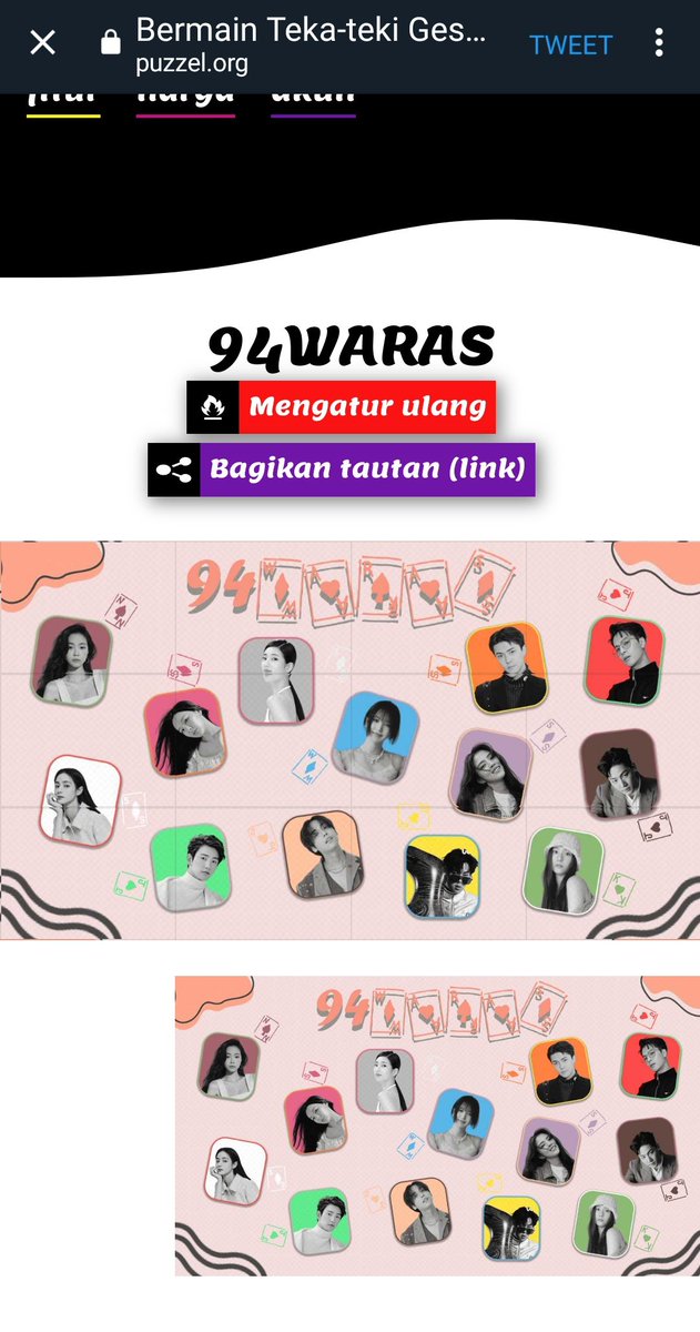 sseuhun's tweet photo. @94WARAS Puzzle, flower zuma dan gambar selesai ✅ #. https://t.co/IQv5uUiCLj