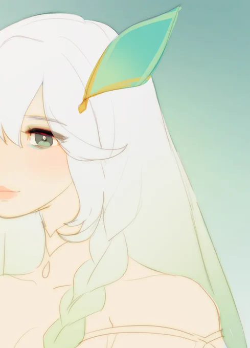 was trying to doodle miss Great Lord but was turning out too ugly so here's a decent crop 