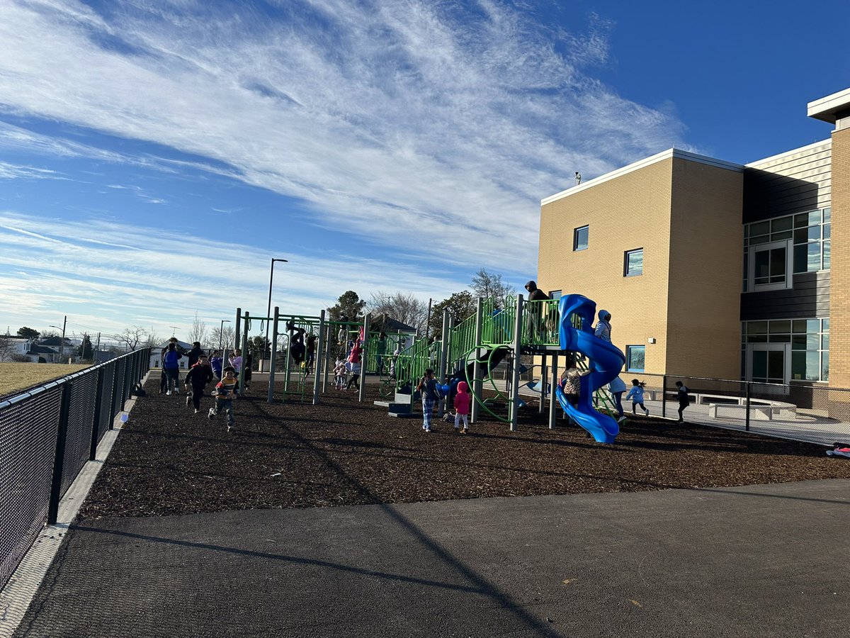229Holabird's tweet photo. We are so excited that our playgrounds, track and field, and basketball courts are finally open for our @BaltCitySchools students and families! What a wonderful way to start our day! @GPArchitects @CSS_100 https://t.co/0Soll98rnq