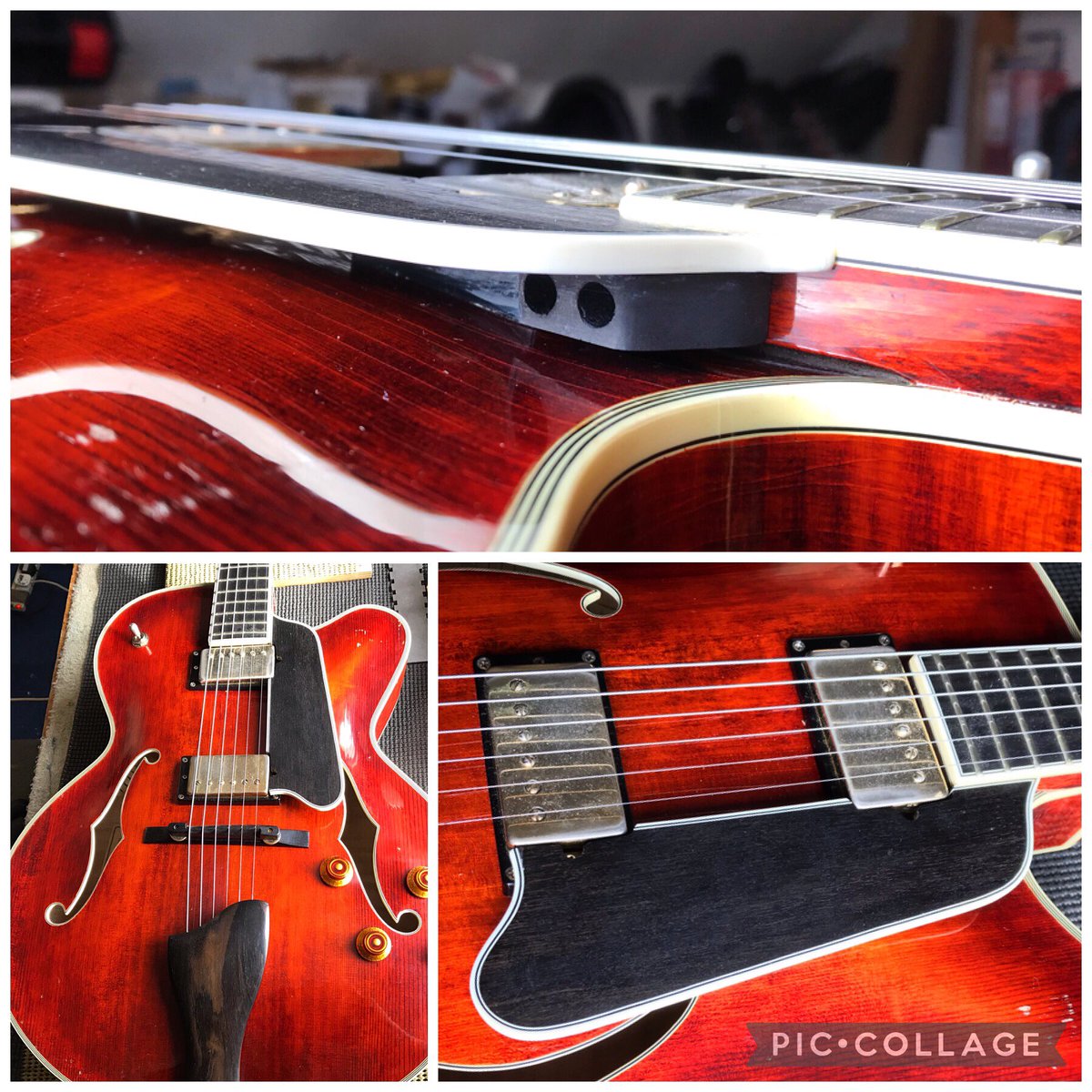 ABGuitartech's tweet image. A wee bit of carpentry. Made a new bracket to attach the pickguard after the original cracked on this Eastman.  Rather pleased with that. 

#eastman #eastmanguitars #pickguard #scratchplate #electricguitar #guitartech #guitarrepair #guitartechnician #guitarrepairs