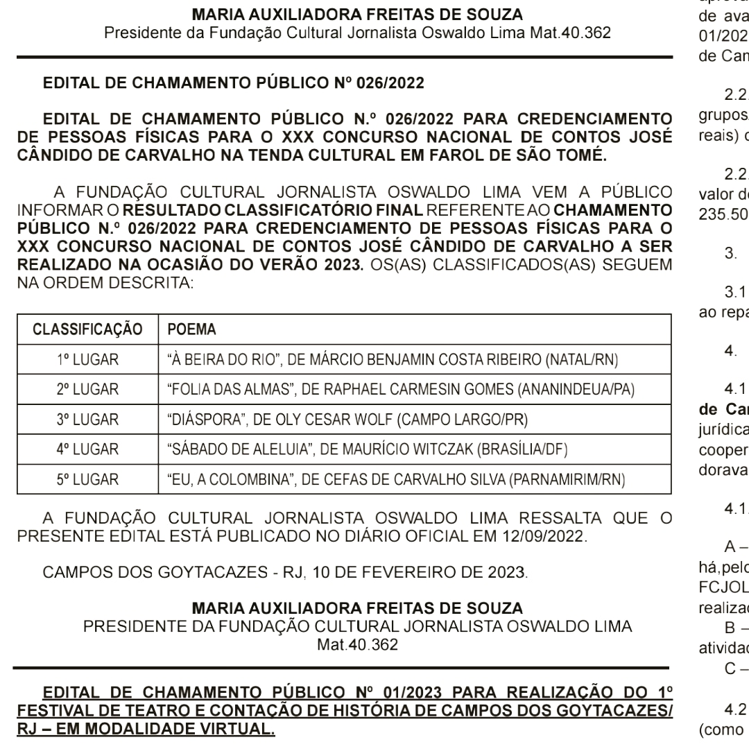 MARCIOBENJAMIN's tweet photo. E levamos o XXX Prêmio Nacional de Contos José Cândido de Carvalho organizado pela Prefeitura de Campos de Goytacazes/RJ com o conto "À beira do rio", uma fábula de terror, mágoa e vingança que envolve uma mãe e seu filho rejeitado. Muito honrado! #autorpremiado #horrornacional https://t.co/3mFa24GIsd