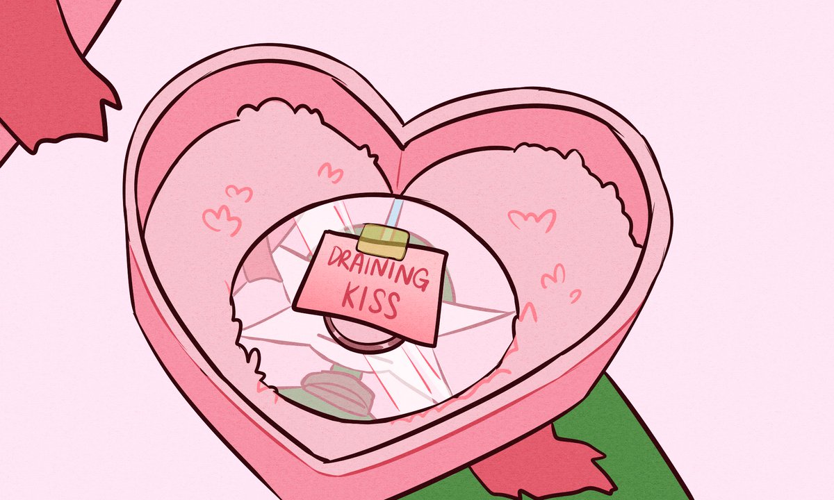 WendrousMP4's tweet photo. [pokemon // out of abyss] happy (early) valentine's day https://t.co/gapiWjcJnh