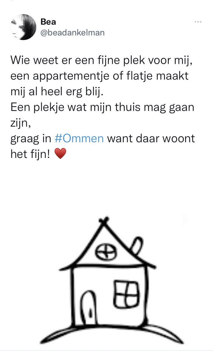 Ik gooi m er nog maar een keer voorbij,
want de huizen crisis maakt nu echt niet blij !
#Ommen #Gezocht #HuurHuis #Huren #Flatje #Appartement #UitElkaar #RTIief #Ommen