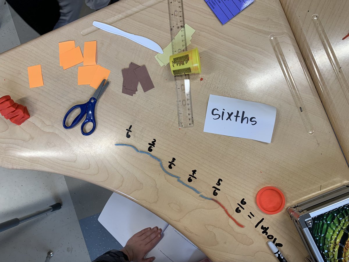 LambClubBlvd's tweet photo. These awesome kids are crushing their newest unit on fractions! We enjoyed partitioning items into fractional units and working together! @ClubBlvdManatee @eureka_math https://t.co/zTLbOkZxHq