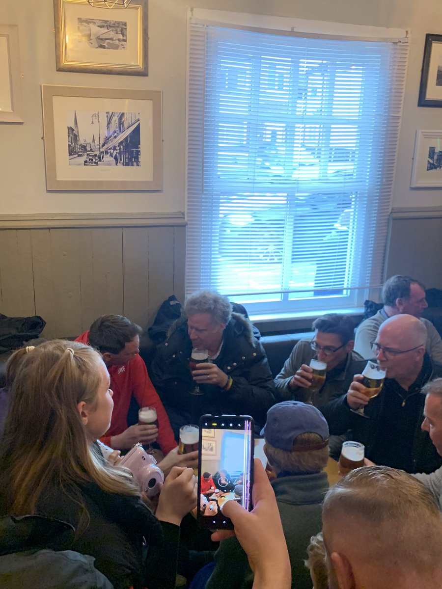 Just Will Ferrell having a pint in the Turf #Wrexham