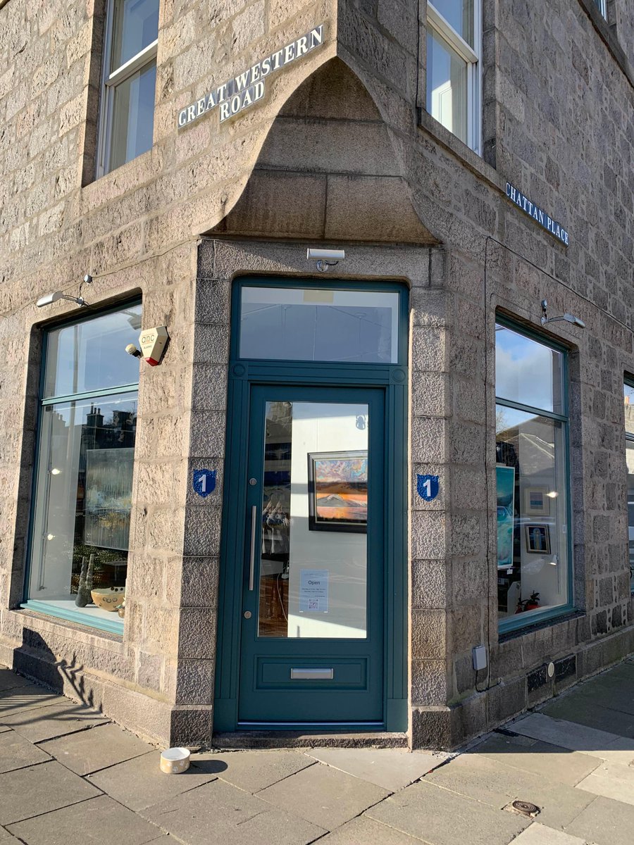 People are asking where we are on Great Western Road, Aberdeen. On the corner with Chattan Place, between the junctions with Holborn Road and Ashley Road.