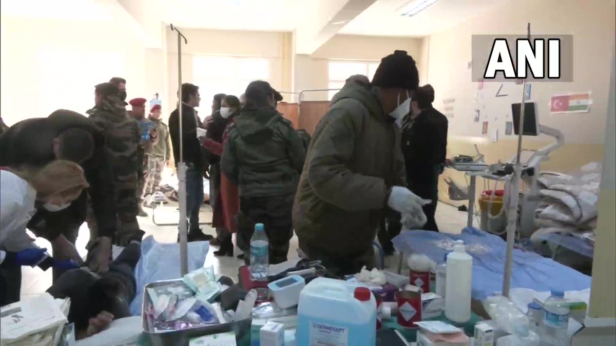 #OperationDost | A team from 60 Para Field Hospital of the Indian Army provides … #OperationDost | A team from 60 Para Field Hospital of the Indian Army provides …