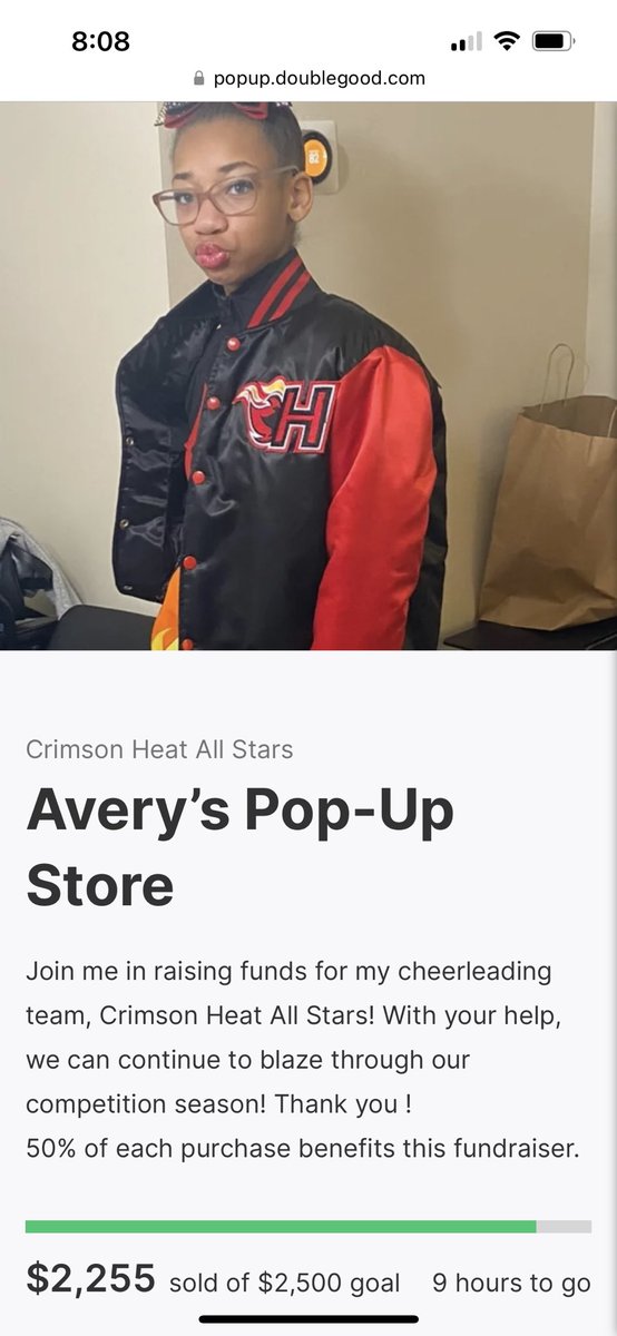 goose_202's tweet image. What’s up World, my daughter is almost at her goal. She is selling popcorn and 50% of profits goes towards her cheer tuition. Also, if she sells in the top 10 her picture will be painted on the front of the cheer building. #seethread 

popup.doublegood.com/s/9bs495um