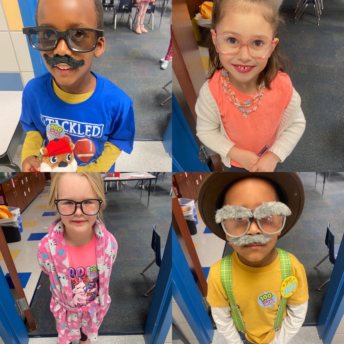 Mrs_ABetts's tweet photo. Happy 100th day! ❤️❤️❤️ https://t.co/t106doJip2