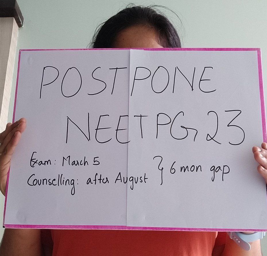 DrJsinghRajawat's tweet photo. #PostponeNEETPG2023 &amp;NeetMDS2023 @PMOIndia @MoHFW_INDIA @mansukhmandviya @OfficeOf_MM @ANI @RahulGandhi @INCIndia @ArvindKejriwal @BJP4India https://t.co/dAuvFgyYhD