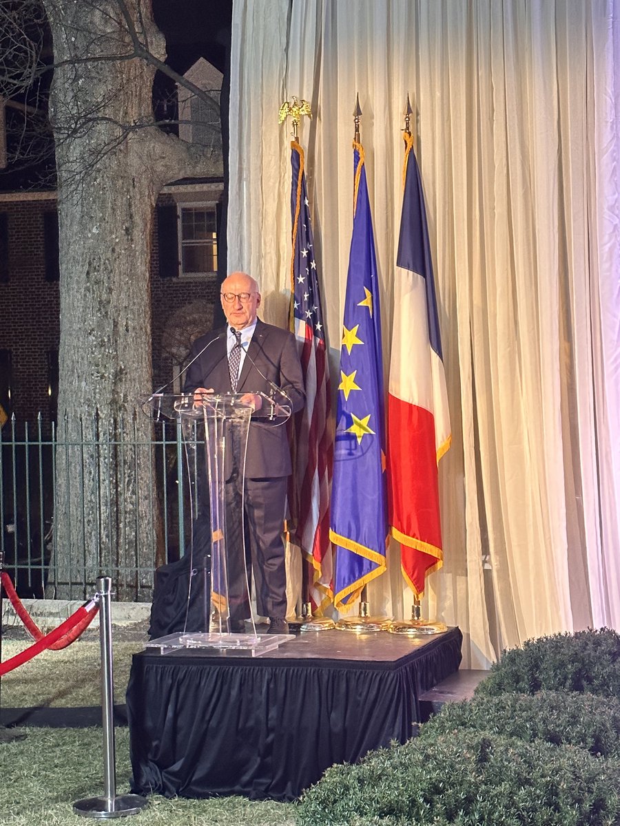 ddisparte's tweet photo. It was great bidding a fond adieu to Ambassador @Ph_Etienne. Merci ambassadeur et bonne retraite. Throughout his tenure, he has been a champion of the Franco-American relationship, including advancing #FranceFintech https://t.co/3Lc166F2NN