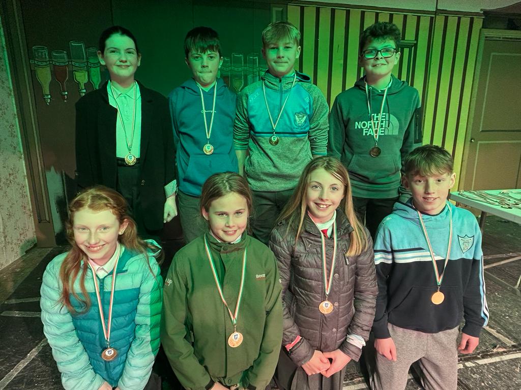 RathanganNS's tweet photo. Huge congratulations to Mr Codd and the children who won the novelty act in Scòr na bpáistį final on Thursday night .We are very proud @RathanganNS of you all .#noveltyact https://t.co/X5E6gOuW5d