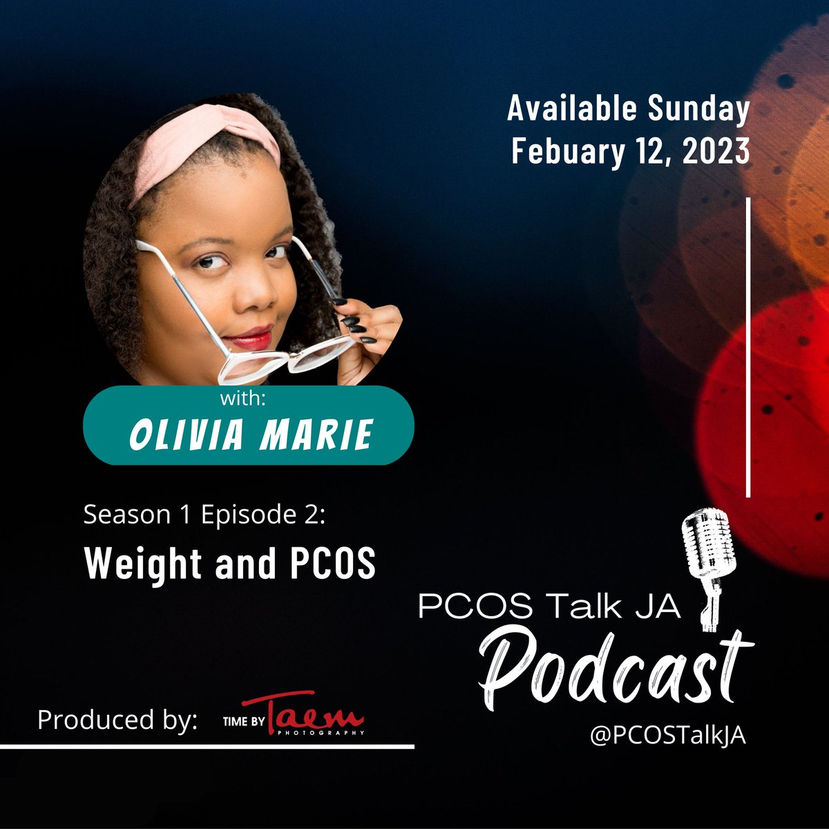 OliviaSinJa's tweet image. Episode 2 of #PCOSTalkJA is available right now!!! On audio only formats. YouTube will be available tomorrow. 

Follow @PCOSTalkJA and tell us what you think. 

The series is produced by @TimeByTAEM 

#PCOS #pcosweightloss