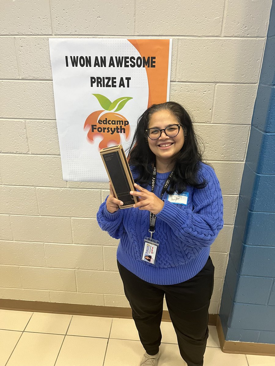 Thank you <a href="/ipevo/">IPEVO</a> for donating a document camera! It was our first giveaway of the day!! #edcampforsyth