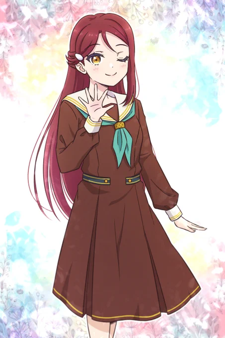 蓮ノ空内さん描いた✌
#lovelive #Aqours #蓮ノ空 #桜内梨子 